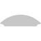 Ekena Millwork Arched Architectural Grade PVC Pediment, 38"W x 14"H x 2-3/4"P PEDP038X140ARD00 - alternate 4